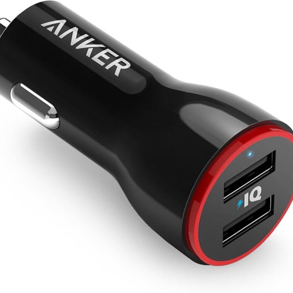 Anker Car Vehicle Charger Adapter 24W Dual USB Charger PowerDrive 2 Tablet Phone
